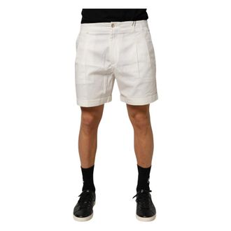 Dolce & Gabbana Casual Shorts, male, White, Size: XS Bermuda Shorts