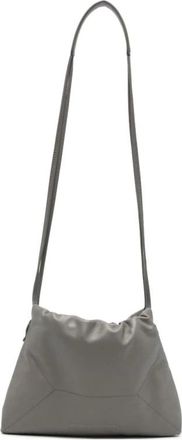 Brunello Cucinelli Borsa a spalla arricciata con coulisse - - Bags - Donna - Grigio - ONE SIZE