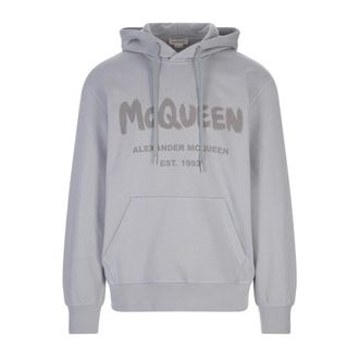 Alexander McQueen Graffiti Hooded Sweatshirt