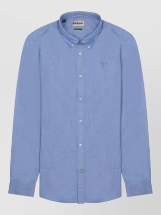 Barbour mens shirt button down collar long sleeves