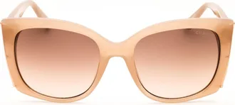 Guess GF616957F Gradient Lens Sunglasses - Beige