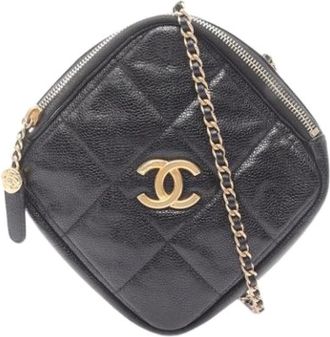 Chanel Pre-owned Vintage Mini Tas - Dames - Vintage Mini Tas - Zwart - ONE Size - Leer - Vintage