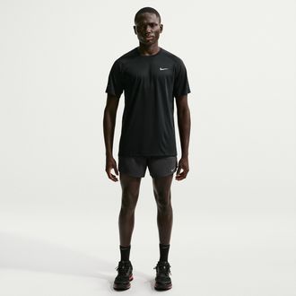 Nike Mens Stride Dri-FIT 5 2-in-1 Running Shorts in Black | FN2992-010