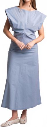 Alysi Abito Sleeveless Dress In Cielo