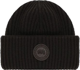 Canada Goose Gorro de doble vuelta en mezcla de cachemir - Accessories - Mujer - Marr&oacute;n - ONE SIZE