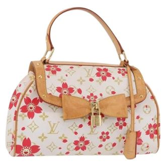 Louis Vuitton Pre-owned Cherry Blossom Canvas Handtas - Dames - Pre-owned - Veelkleurig - Maat: ONE Size Leer