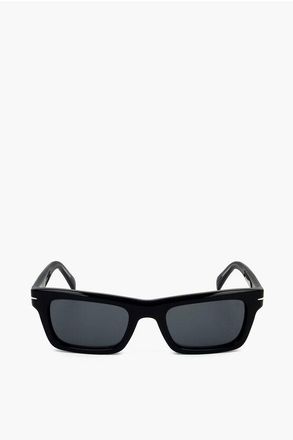 David Beckham Rectangular Sunglasses with Monochrome Lenses size Unica