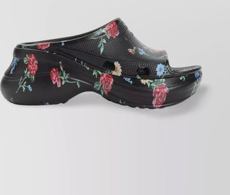 Balenciaga printed eva slide sandals