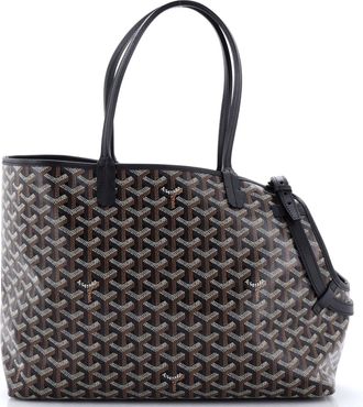 Goyard Chien Gris Pet Carrier Tote Coated Canvas