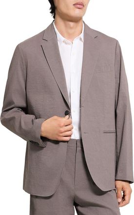Theory Standard Linen Blend Suit Jacket in Morel at Nordstrom, Size 36 Regular