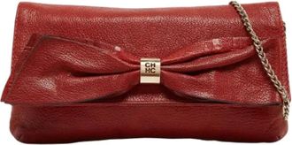 Carolina Herrera Pre-owned Leather clutches - Dames - Vintage Clutch - Rood - ONE Size - Vintage