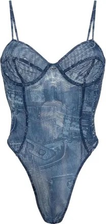 Diesel Donna, Top, Blu, XS, new