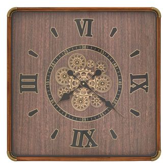 Atmosphera Reloj Archie, 60 X 60 Cm, Marr&oacute;n - Atmosphera Cr&eacute;ateur DInt&eacute;rieur
