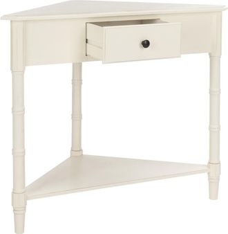 Safavieh Mesa auxiliar en madera de pino, blanco