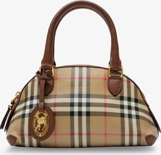Burberry Borsa a mano Primrose mini in tela spalmata - BURBERRY - gender_Woman