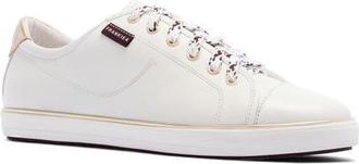FRANKiE4 Nat III Cap Toe Sneaker in White/gold at Nordstrom, Size 8.5