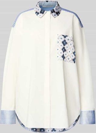 Herzensangelegenheit Herzensangelegenheit Hemdbluse mit Brusttasche in Weiss, Größe 34