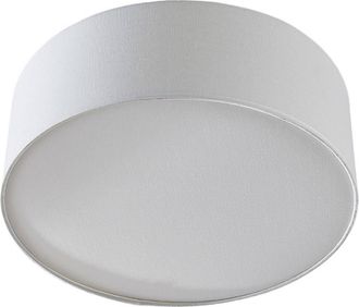 Lindby Lindby - L&aacute;mpara De Techo mariat En Blanco Textura, Tela, Tejido, Seda