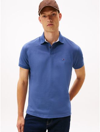 Tommy Hilfiger Mens Regular Fit Stretch Tommy Polo - Blue - XXXL