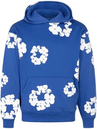 Denim Tears Felpa con stampa - Blu