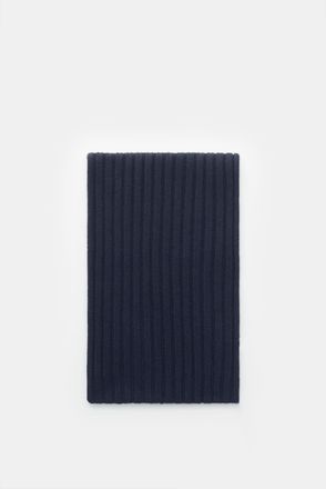 Braun Hamburg Men - Cashmere scarf navy