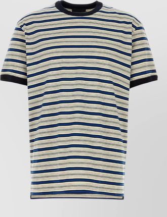 Prada embroidered cotton t-shirt