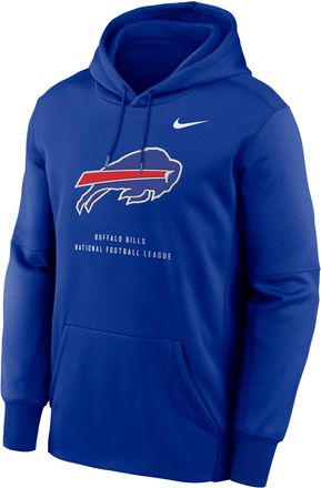 Nike Mens Buffalo Bills Nike Therma NFL Pullover Hoodie in Blue | NKAQ4DA81-R7Q