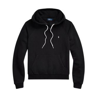 Polo Ralph Lauren Fitted Hooded Sweatshirt - Dames - Hoodies - Zwart - XS - Katoen - Hoodies & sweatvesten