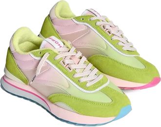 Hoff Ombre low-top sneakers met vlakken - Groen