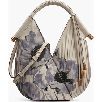 DKNY Baldwin Floral Lasercut Micro Crossbody in Bone at Nordstrom