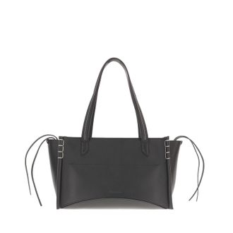J.W.Anderson Elongated Loafer Cabas Suede Top-Handle Bag