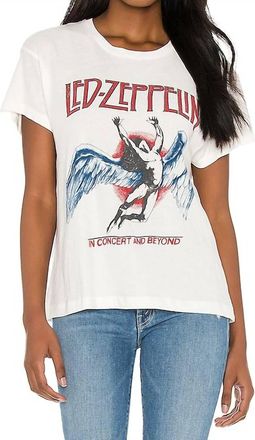 Daydreamer Led Zeppelin Graphic T-Shirt In White