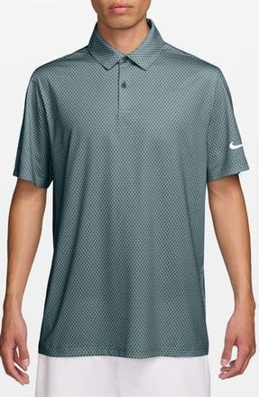 Nike Victory Floral Print Dri-FIT Golf Polo in Malachite/College Navy at Nordstrom Rack, Size Xx-Large
