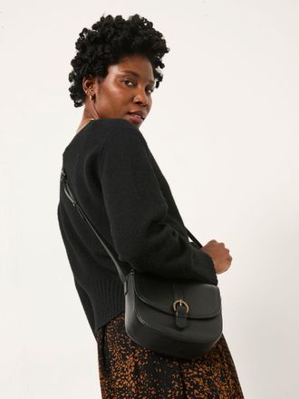 Fat Face FatFace Black Sofia Saddle Crossbody Bag