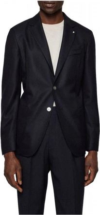HUGO BOSS C-Hanry Jas - Heren - Blazers - Blauw - L - Katoen - Jassen