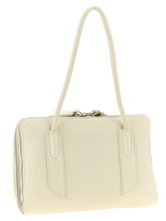 The Attico Calfskin Leather Shoulder Bag - White