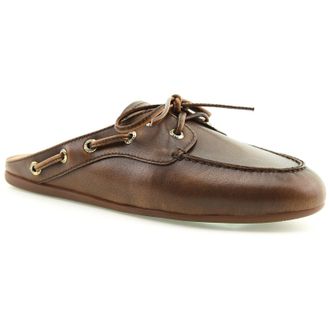 Sperry Top-Sider Slimboat Leather Womens Brown Mules - Size UK 4