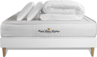 Royal Palace Bedding Pack Colch&oacute;n Blanco Espuma Viscoel&aacute;stica 140 X 190