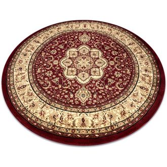 RugsX Rugsx - Alfombra Royal Adr Circulo Modelo 521 Burdeos Red Circulo 150 Cm