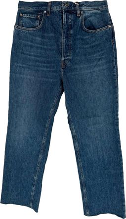Toteme Straight-Leg Jeans in Blue Cotton