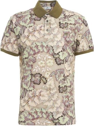 Etro Polo Shirt - Heren - Polos - Veelkleurig - 2XL - Katoen - Tops