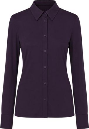 Liviana Conti Klassiek Shirt - Dames - Overhemden - Paars - XS - Overhemden
