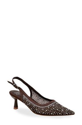 Chase + Chloe by Intouch Footwear Pointed Toe Slingback Pump in Brown at Nordstrom Rack, Size 6.5