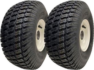 OEM 15x6.00-6 Neum&aacute;tico De Hierba Sobre Rueda - Cortac&eacute;sped, Remolque, 20mm Bb - Juego 2