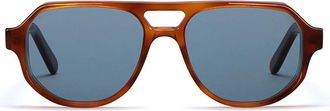 L.G.R Asmara Carnet de Voyage 6546 Mens Sunglasses Tortoiseshell Size 54