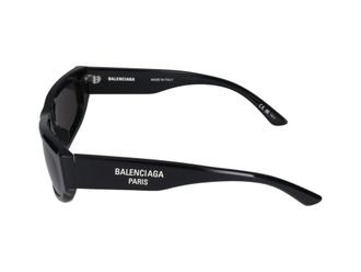 Balenciaga Unisex Sunglasses Bb0388s 001 Black Grey 56-19-140 Acetate