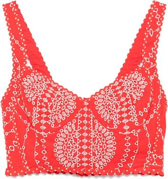 Charo Ruiz Ibiza Goldie crop top - Red