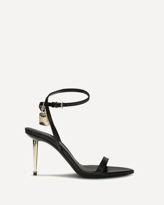Tom Ford Sandali shiny leather padlock pointy naked Woman 36.5
