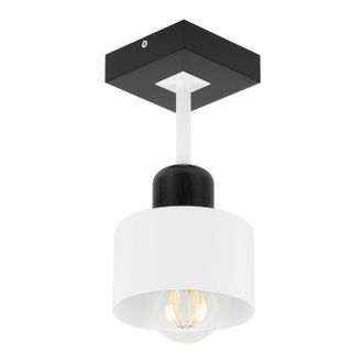 OEM L&aacute;mpara De Techo Negra De Madera Y Metal De Estilo Escandinavo, 1xe27, Iluminaci&oacute;n Led Moderna Para Sal&oacute;n, Cocina, Dormitorio, Habitaci&oacute;n Infantil, Lo