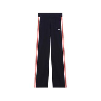 Autry Sweatpants, female, Blue, Size: XS Side-stripe Track Pants